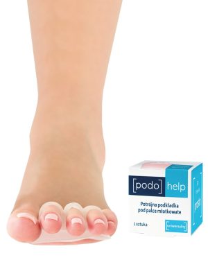 Podohelp potrójna podkładka pod palce młotkowate