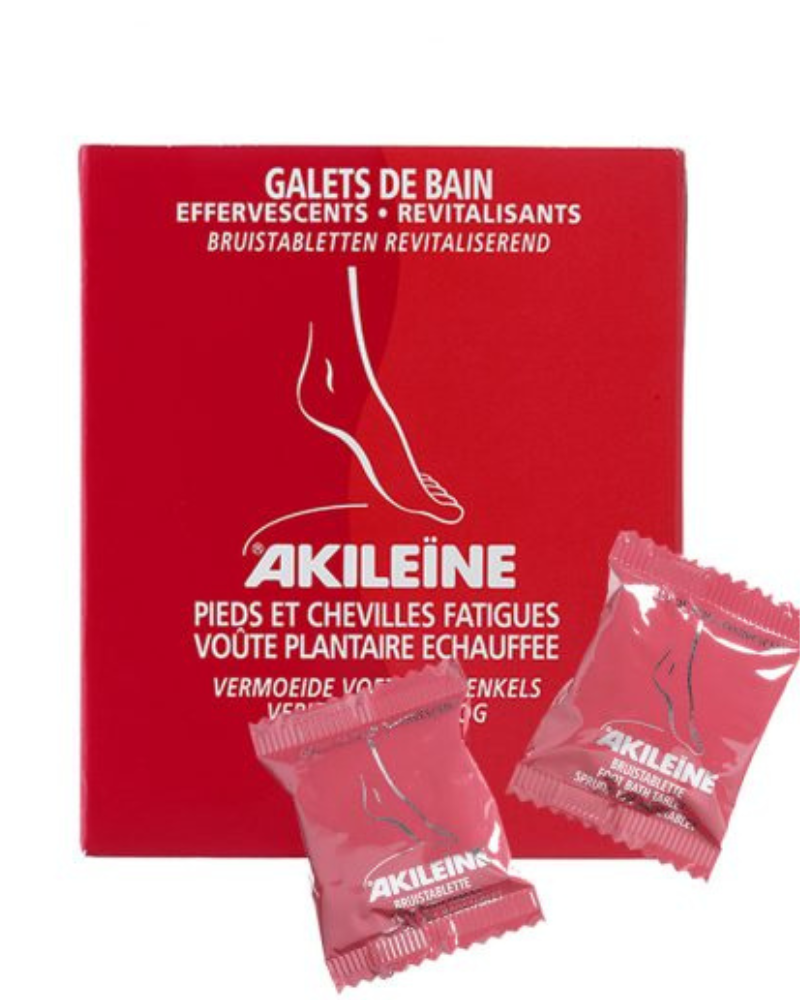 Asepta AKILEÏNE relaksujące tabletki musujące do kąpieli stóp 6x20 g