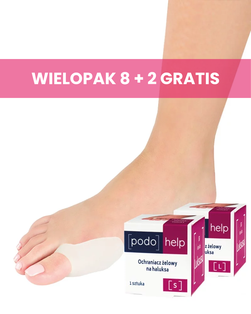 Podohelp ochraniacz żelowy na haluksa rozmiar L 8+2 GRATIS!