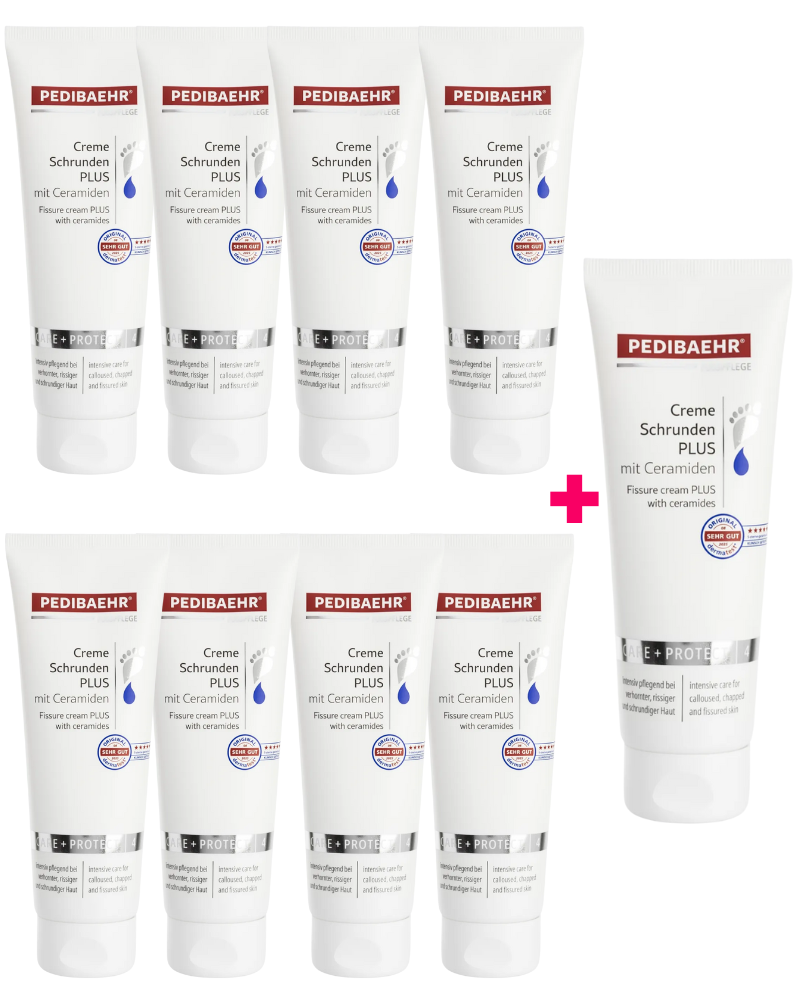 Pedibaehr intensywnie nawilżający krem do popękanej skóry z ceramidami 125 ml 8+1 GRATIS